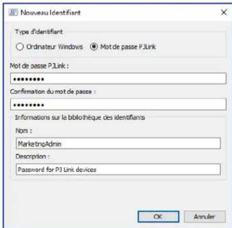 NEC NaViSet Administrator 2 - Ajout d'un nouvel identifiant - 1