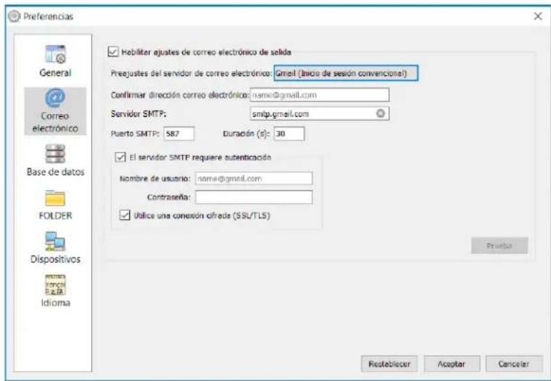 NEC NaViSet Administrator 2 - Ajustes de correo electrico - 1