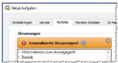NEC NaViSet Administrator 2 - Spezifische und generalisierte Steuerungen - 1