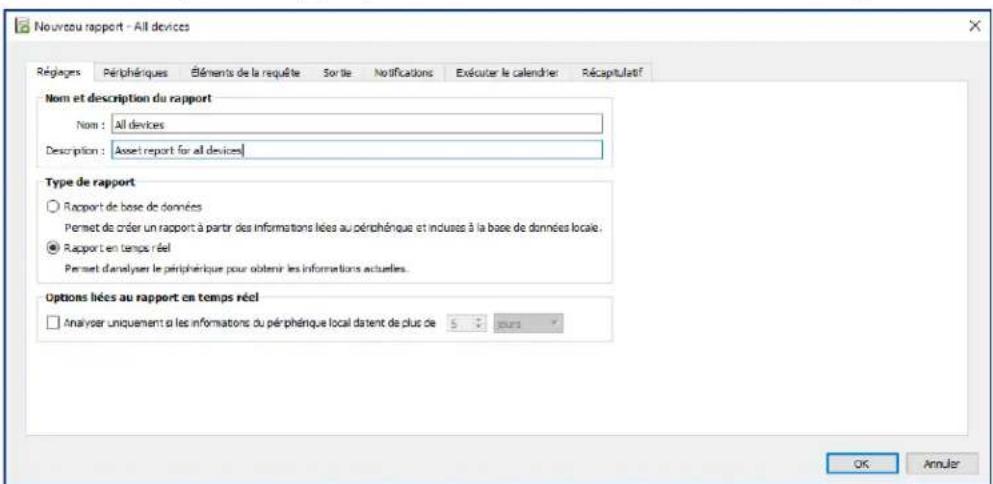 NEC NaViSet Administrator 2 - Onglet Reglages - 1