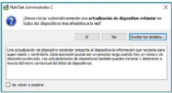 NEC NaViSet Administrator 2 - Actualización de la información del dispositivo - 1