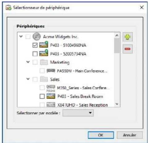 NEC NaViSet Administrator 2 - Exemple de tâche : Utilisation des commandes spécifiques d'un périhérique pour configurer une mosaïque - 7