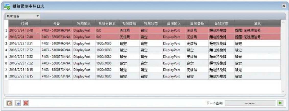 NEC NaViSet Administrator 2 - 事件日志窗口 - 1