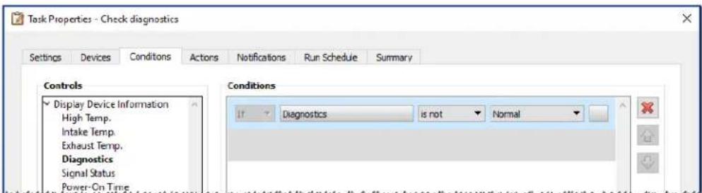 NEC NaViSet Administrator 2 - Example Task: Check for displays reporting a diagnostic error condition - 2
