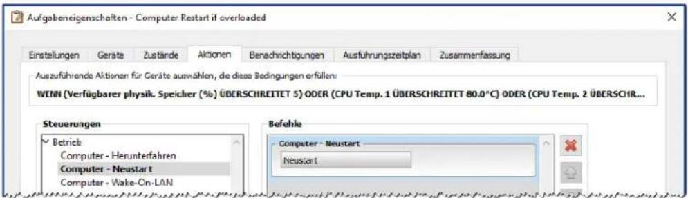 NEC NaViSet Administrator 2 - Beispielaufgabe: Computerzustände prüfen und ggf. Neustart ausführten - 4