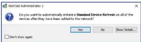 NEC NaViSet Administrator 2 - Refreshing Device Information - 1
