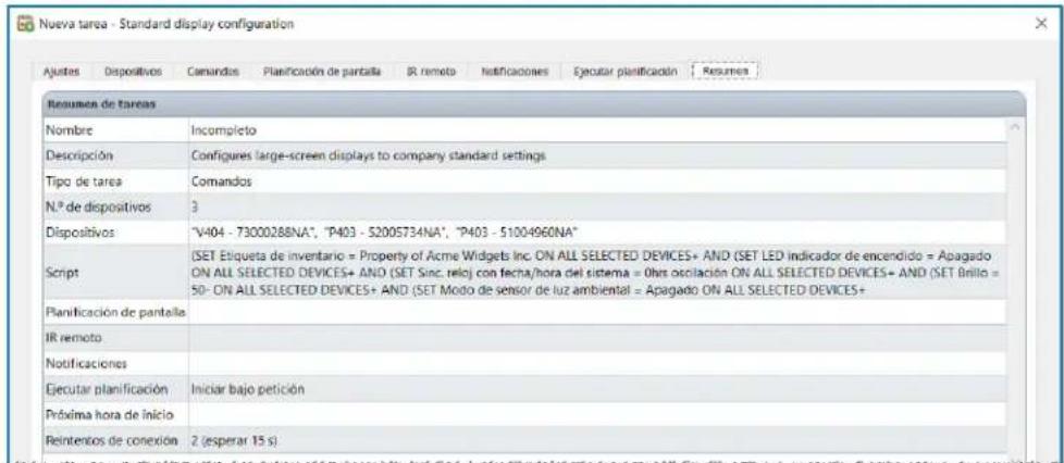 NEC NaViSet Administrator 2 - Ejempio de tarea: Configurar新品as pantallas conmultiples ajustes preestablecidos - 4