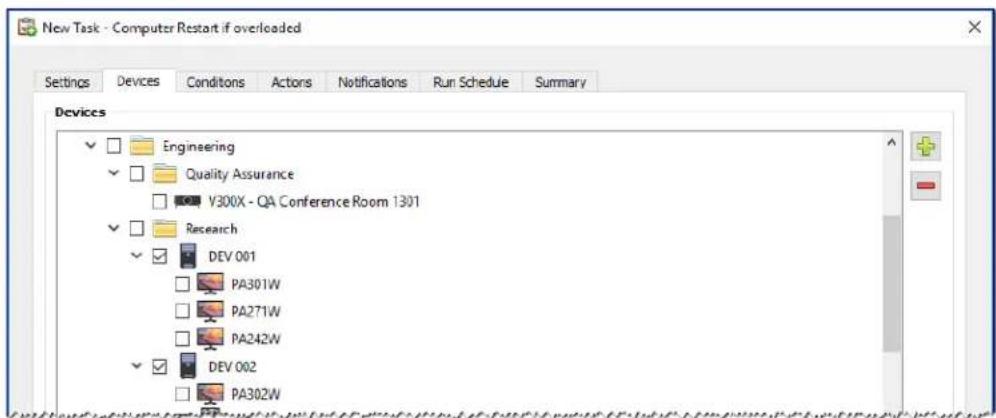 NEC NaViSet Administrator 2 - Example Task: Check computer conditions and reboot if necessary - 2