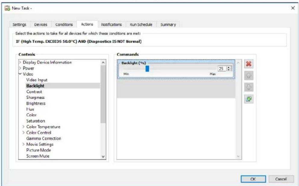 NEC NaViSet Administrator 2 - Actions Tab - 1