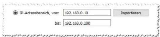 NEC NaViSet Administrator 2 - Methode 3: Hinzufugen von NEC-Großbildschirmen mit der Option „IP-Adressbereich" - 1