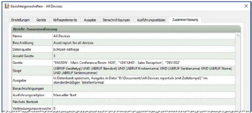NEC NaViSet Administrator 2 - Beiselierbericht: Abfragen von grundlegenden Geräteinformationen und Exportieren nach Excel - 4