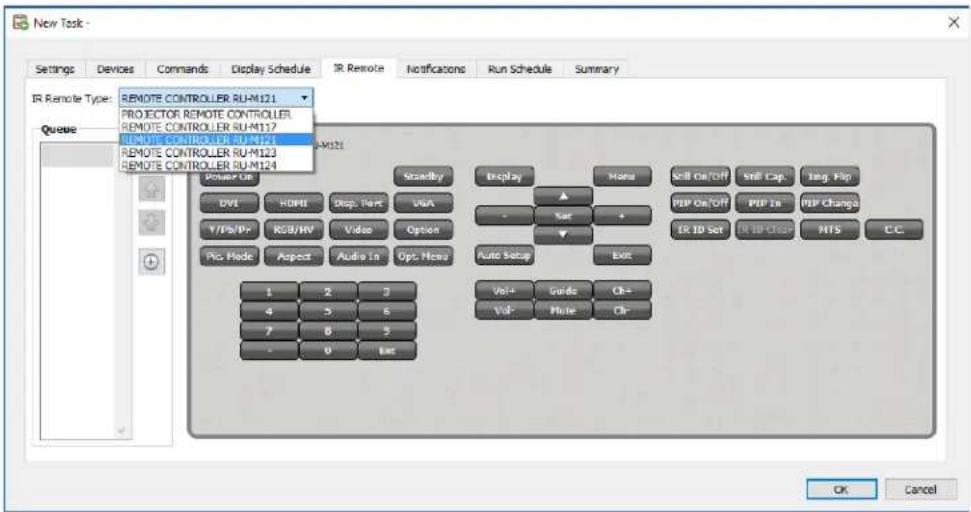 NEC NaViSet Administrator 2 - IR Remote Tab - 1