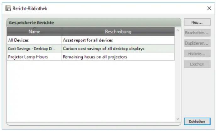 NEC NaViSet Administrator 2 - Bericht-Bibliothek - 1