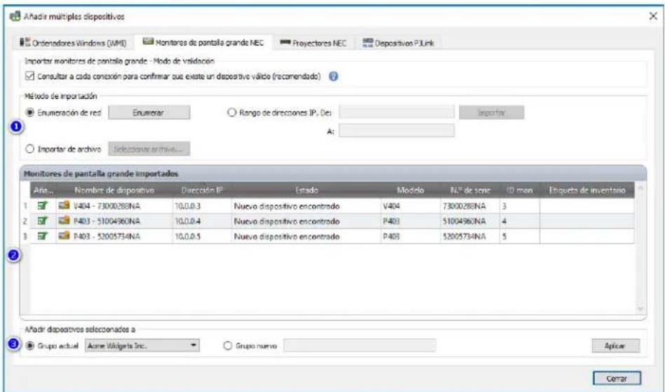 NEC NaViSet Administrator 2 - Adicción de multiplespositivos - 2