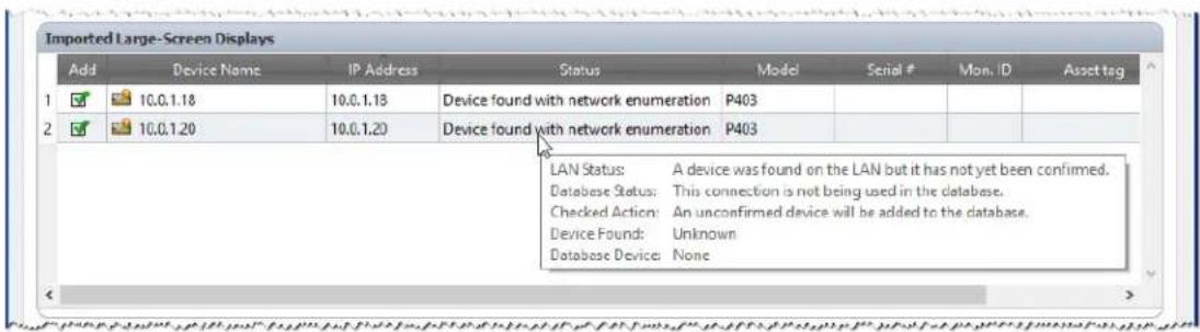 NEC NaViSet Administrator 2 - Importing Devices - Device Validation mode - 4