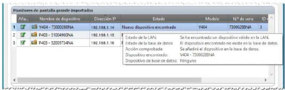 NEC NaViSet Administrator 2 - Importar dispositivos: modo de validacion de dispositivos - 2