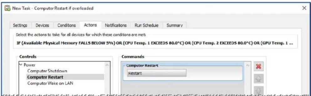 NEC NaViSet Administrator 2 - Example Task: Check computer conditions and reboot if necessary - 4