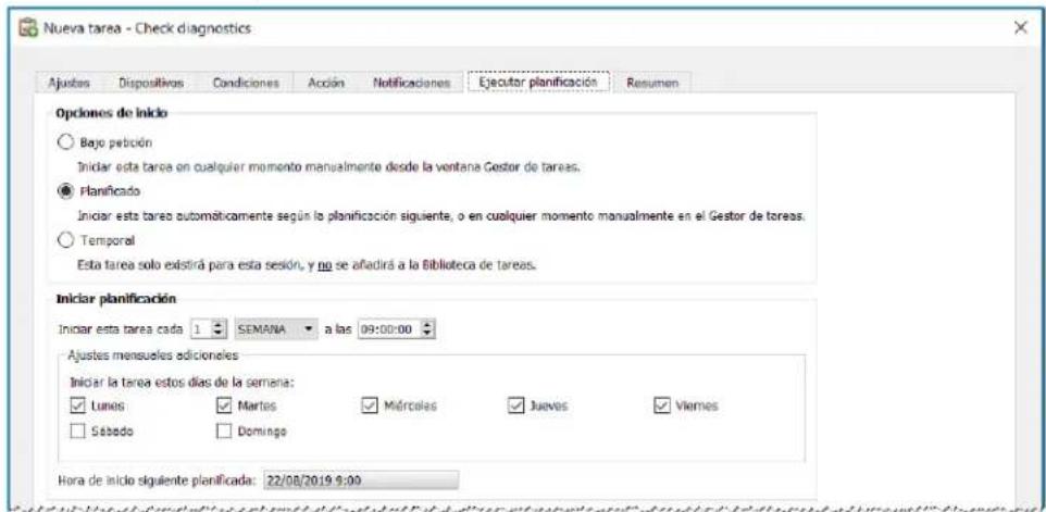 NEC NaViSet Administrator 2 - Ejempio de tarea: Compruebe si hay pantallas que notifiquen una condidion de error de diagnóstico - 5