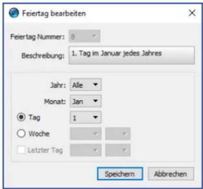NEC NaViSet Administrator 2 - Feiertage - 2