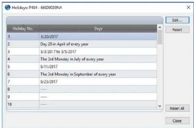 NEC NaViSet Administrator 2 - Holidays - 1