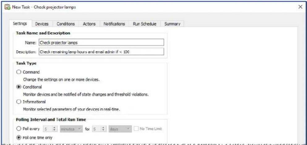 NEC NaViSet Administrator 2 - Ejempio de tarea: Compruebe si hay lámparas de proyectores que se tengan que reemplazar pronto - 2