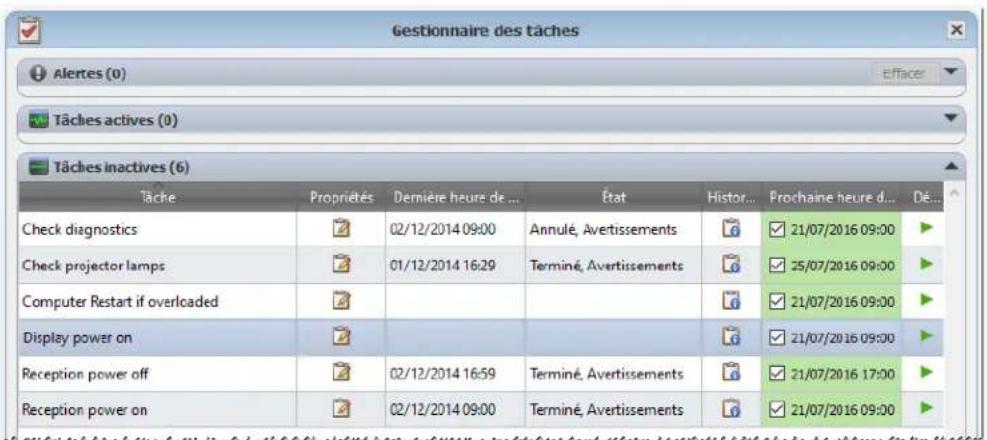 NEC NaViSet Administrator 2 - Exemple de tâche : allumer et éteindre des écrons à des heures définies chaque jour de la semaine - 5