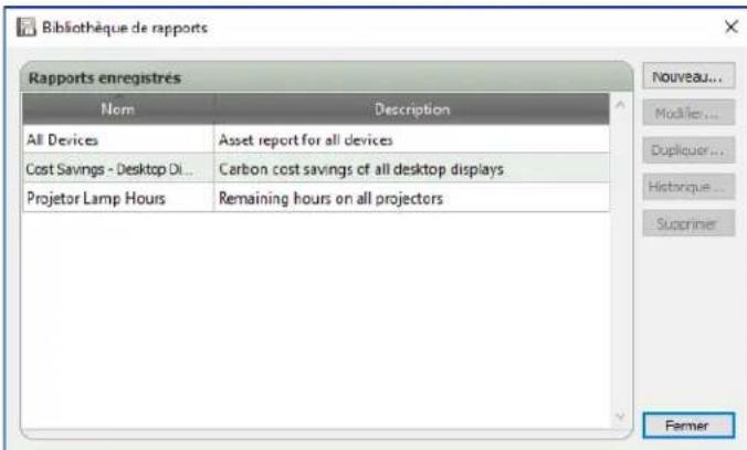 NEC NaViSet Administrator 2 - Bibliothèque de rapport - 1