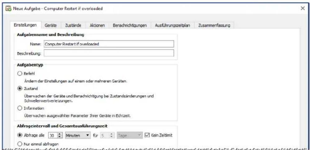 NEC NaViSet Administrator 2 - Beispielaufgabe: Computerzustände prüfen und ggf. Neustart ausführten - 1
