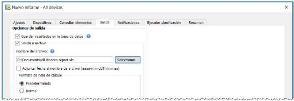NEC NaViSet Administrator 2 - Ejempio de informe: Consultar informacion basia del dispositivo y exportarla a un archivo Excel - 4