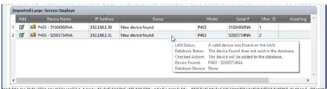 NEC NaViSet Administrator 2 - Importing Devices - Device Validation mode - 3