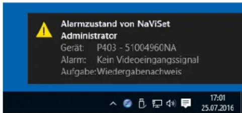 NEC NaViSet Administrator 2 - - Liste Alarme - 2