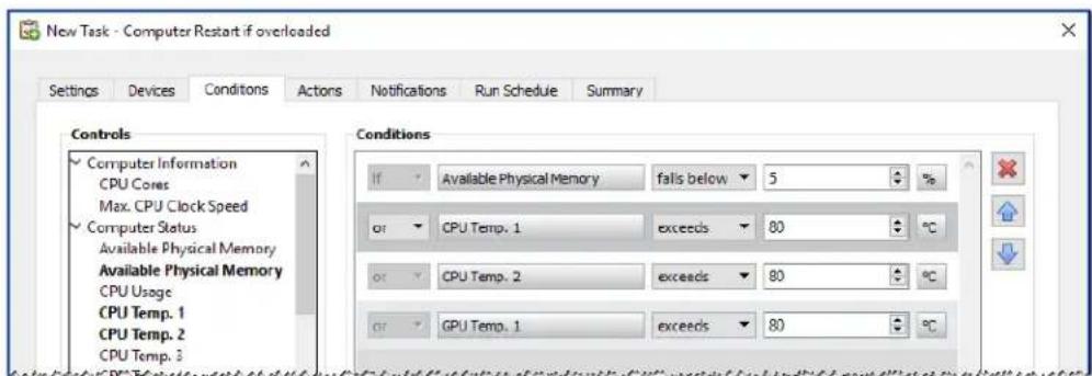 NEC NaViSet Administrator 2 - Example Task: Check computer conditions and reboot if necessary - 3
