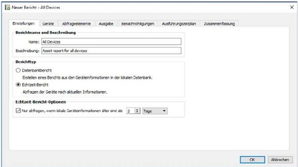 NEC NaViSet Administrator 2 - Registerkarte Einstellungen - 1