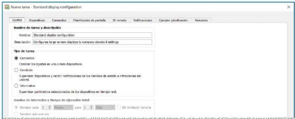 NEC NaViSet Administrator 2 - Ejempio de tarea: Configurar新品as pantallas conmultiples ajustes preestablecidos - 2