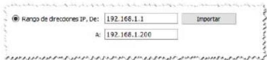 NEC NaViSet Administrator 2 - Metu do 2: Añadir dispositivos PJLink mediante "Rango de direcciones IP" - 1