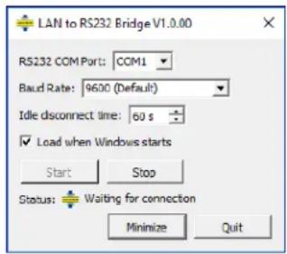 NEC NaViSet Administrator 2 - Configuring the LAN to RS232 Bridge - 1