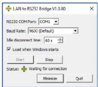 NEC NaViSet Administrator 2 - Configuración del Puente de LAN a RS232 - 1