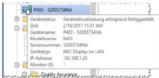 NEC NaViSet Administrator 2 - Gerätestruktur - 1