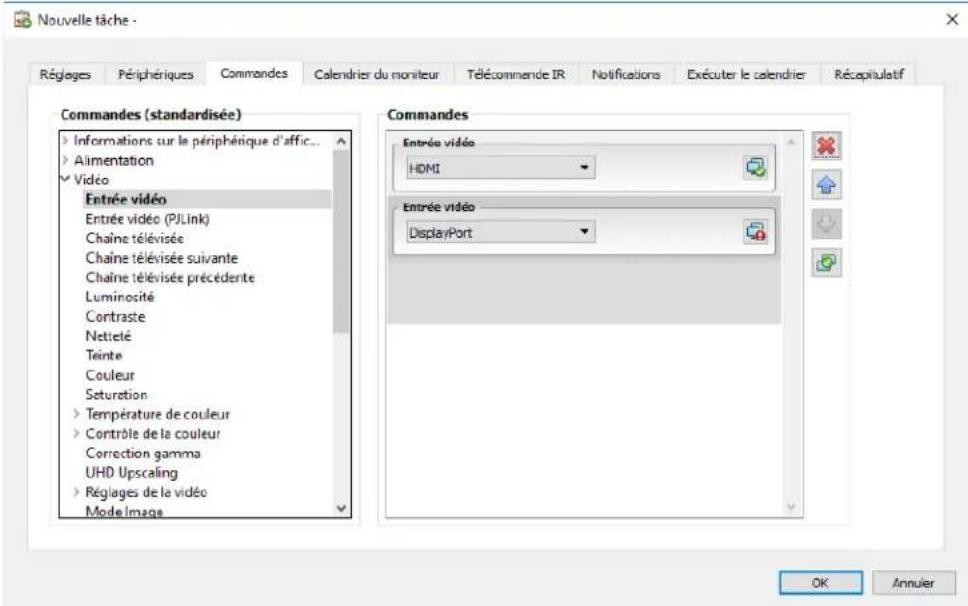 NEC NaViSet Administrator 2 - Onglet Commandes - 3