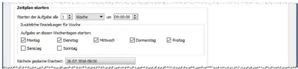 NEC NaViSet Administrator 2 - Beispialaufgabe: Ein- und Ausschalten von Monitoren an jedem Wochentag zu festgelegten Zeiten - 3