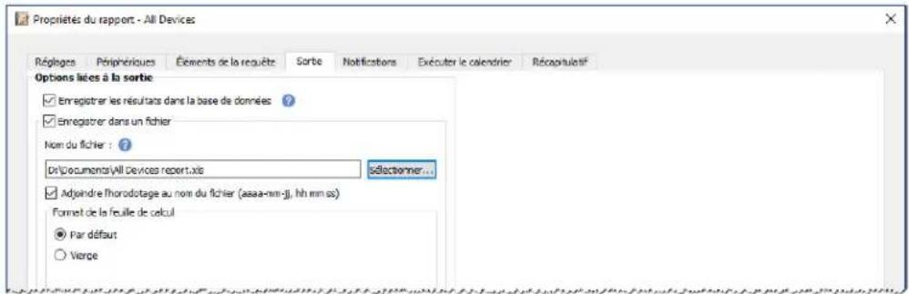 NEC NaViSet Administrator 2 - Exemple de rapport : Analyse les informations de base relatives aux péripériques et exporter vers Excel - 3