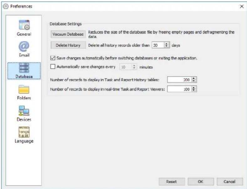 NEC NaViSet Administrator 2 - Database Settings - 1