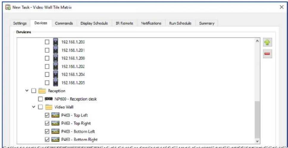 NEC NaViSet Administrator 2 - Example Task: Using Device Specific controls to configure a Tile Matrix - 1