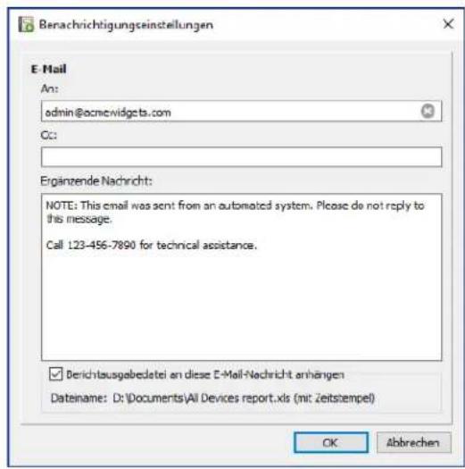 NEC NaViSet Administrator 2 - Registerkarte Benachrichtigungen - 2