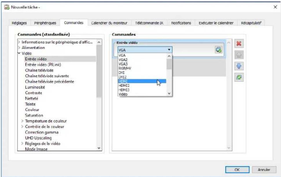 NEC NaViSet Administrator 2 - Onglet Commandes - 1