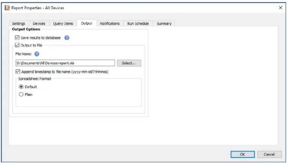 NEC NaViSet Administrator 2 - Output Tab - 1