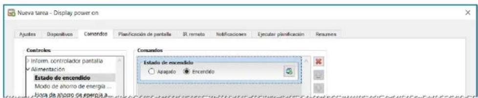 NEC NaViSet Administrator 2 - Ejempio de tarea: Encender y apagar pantallas a horas fjas todos los días laborables - 3