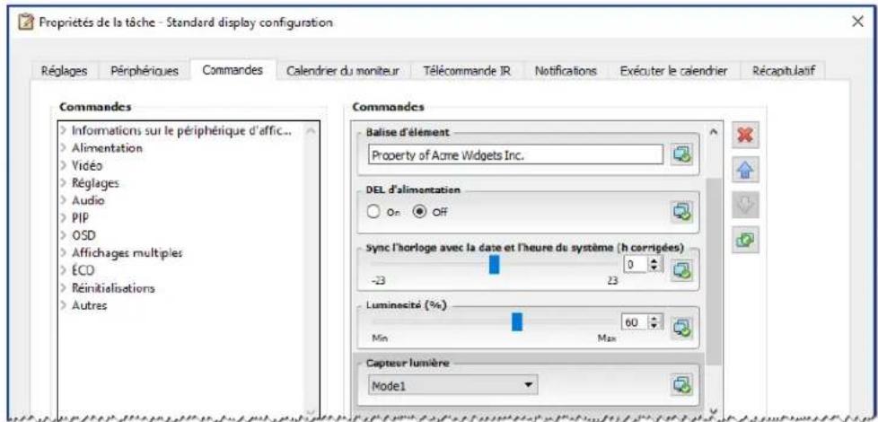 NEC NaViSet Administrator 2 - Exemple de tâche : Configurer de nouveaux moniteurs avec plusieurs paramètres préprogrammés - 2