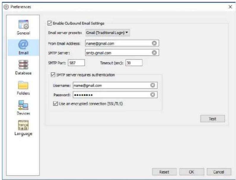 NEC NaViSet Administrator 2 - Email Settings - 1