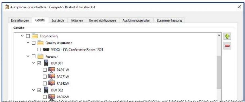 NEC NaViSet Administrator 2 - Beispielaufgabe: Computerzustände prüfen und ggf. Neustart ausführten - 2